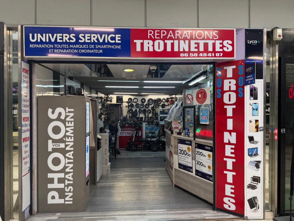 Réparation trottinette électrique Sarcelles : batterie, pneus et moteur